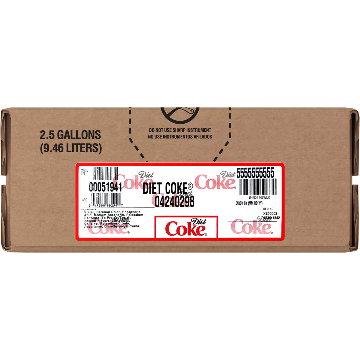 2.5 Gallons Bag in box P537