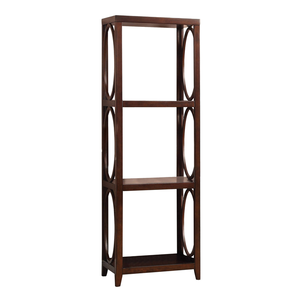 Cherry 3-Shelf Pier Cabinet H895537