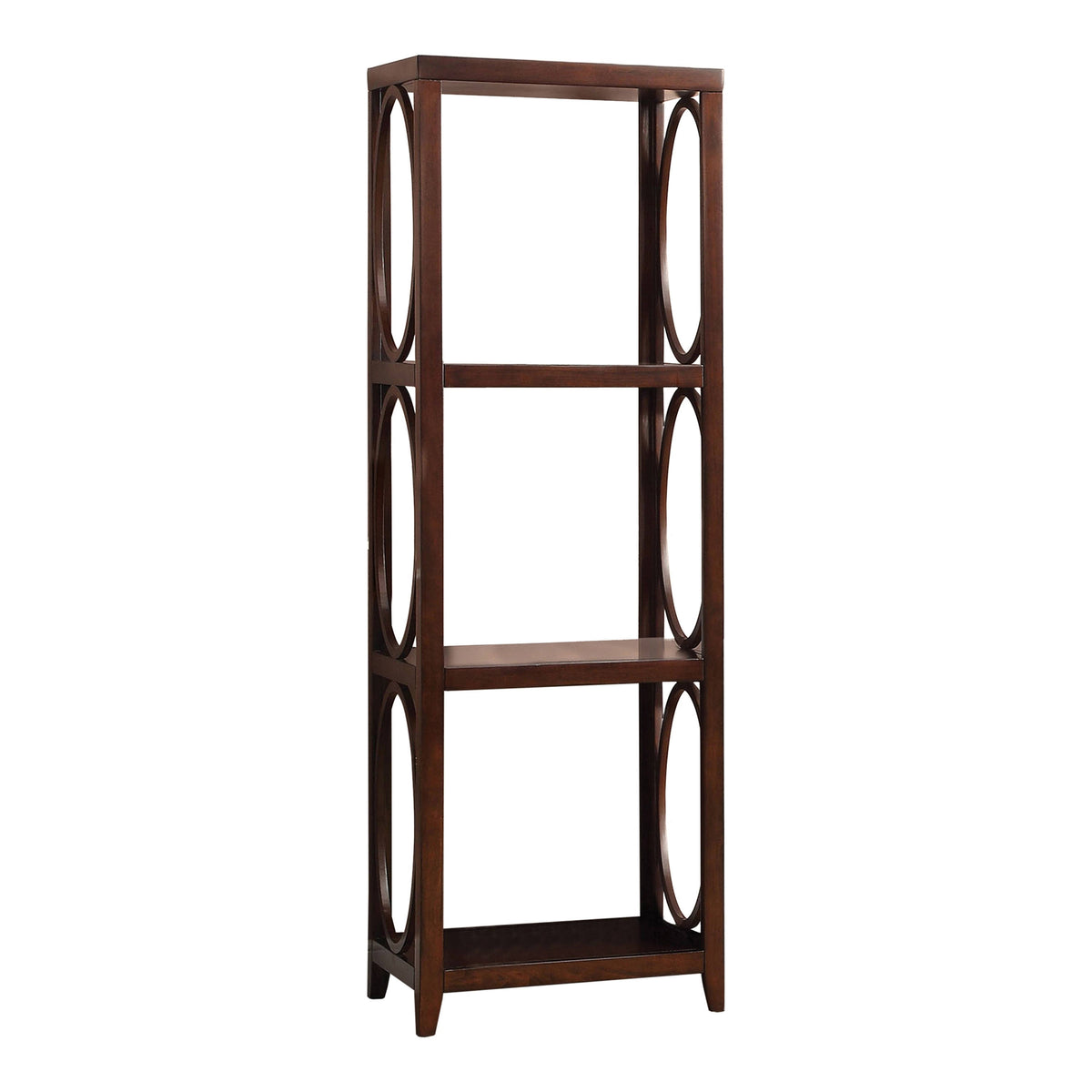 Cherry 3-Shelf Pier Cabinet H895537