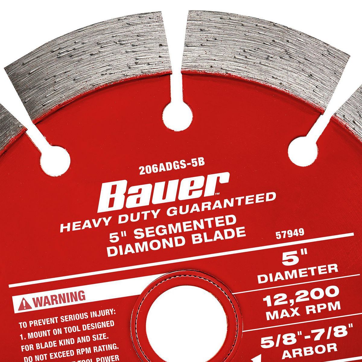 5 in. Segmented Rim Diamond Saw Blade X97824