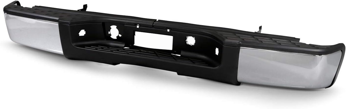 Chrome Steel Rear Bumper End Cap Pair for Chevy Silverado GMC Sierra 1500 U78268
