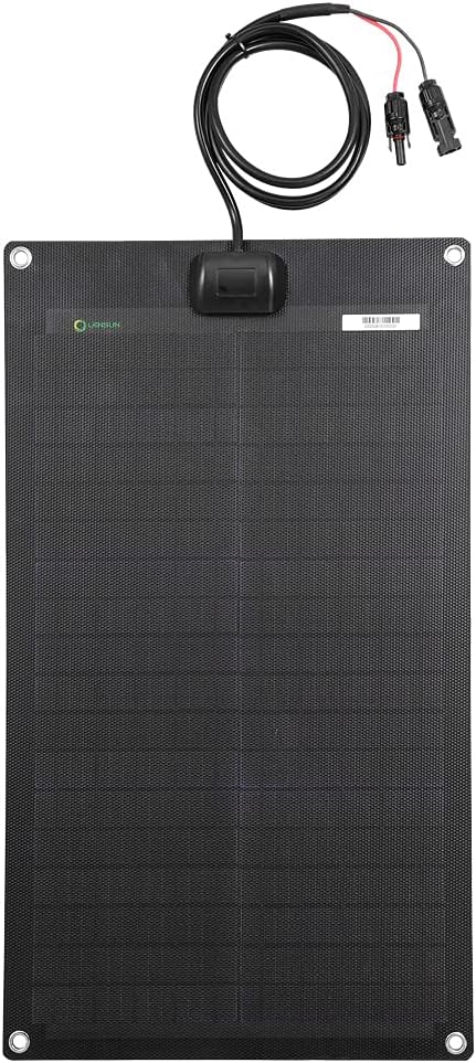 20W 12V Black Flexible Solar Panel W4163