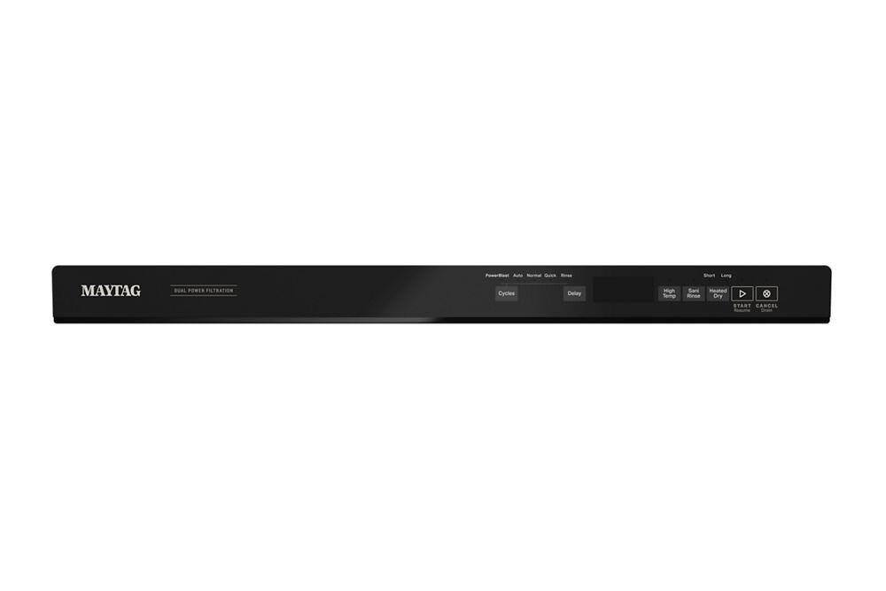 Black Top Control Dishwasher with Third Level Rack F572