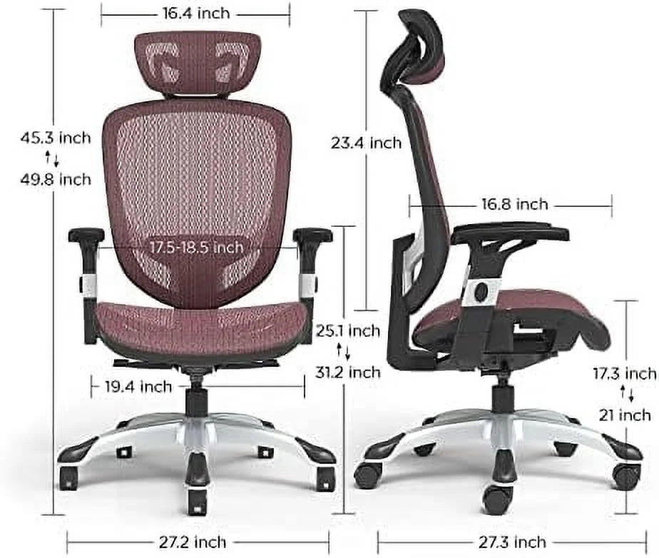 Black Adjustable Breathable Mesh Task Chair Y7256