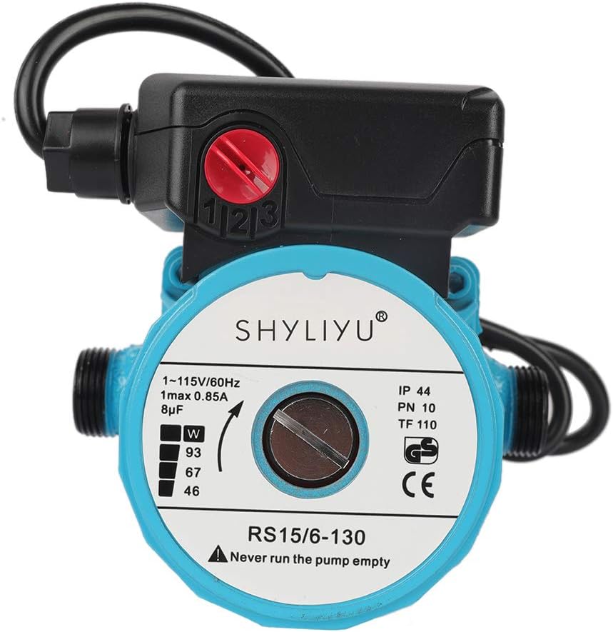 3/4 inch 3-Speed Cast Iron Hot Water Circulator Pump W50845