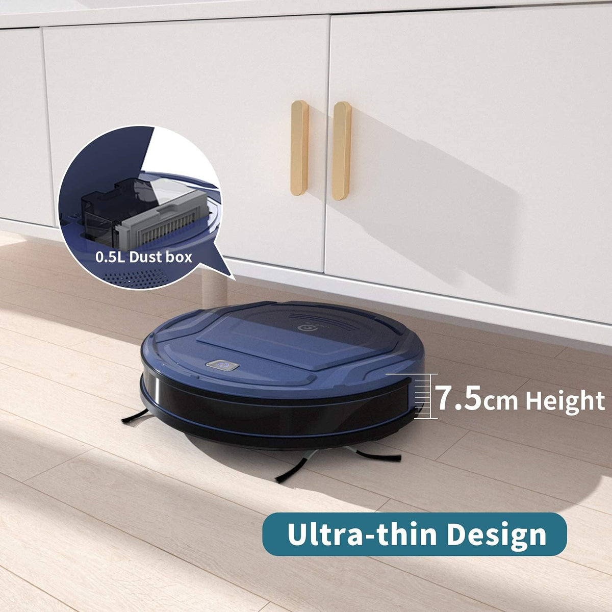 Blue Robot Vacuum Cleaner 1800 mAh N10108