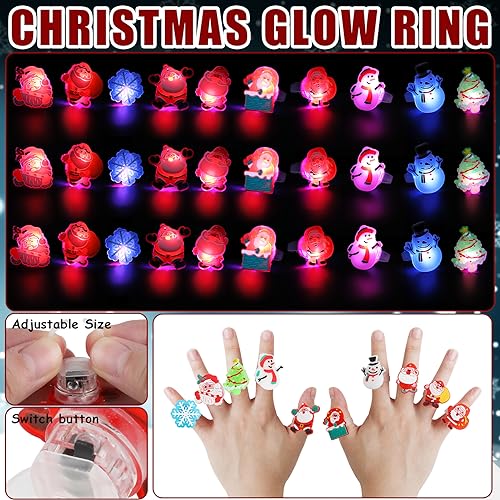 54 Pc Light Up Necklace Bracelet and Rings N7758