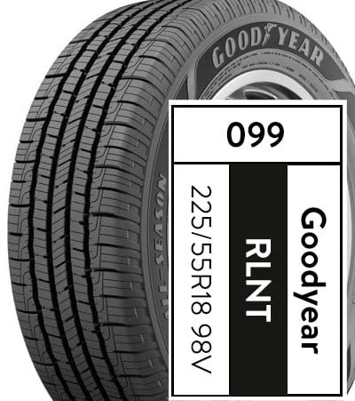 All-Season 225/55R18 98V Tire D3143