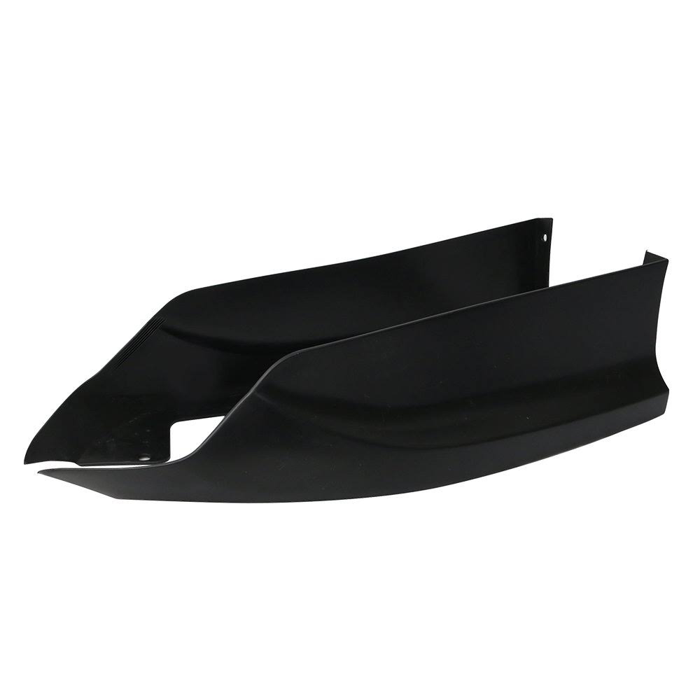 Black 2 Piece Rear Lip Underbody Spoilers D85395