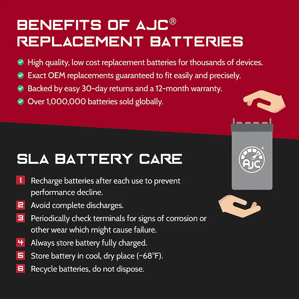 6V 7Ah Ride-On Toy Battery F857500