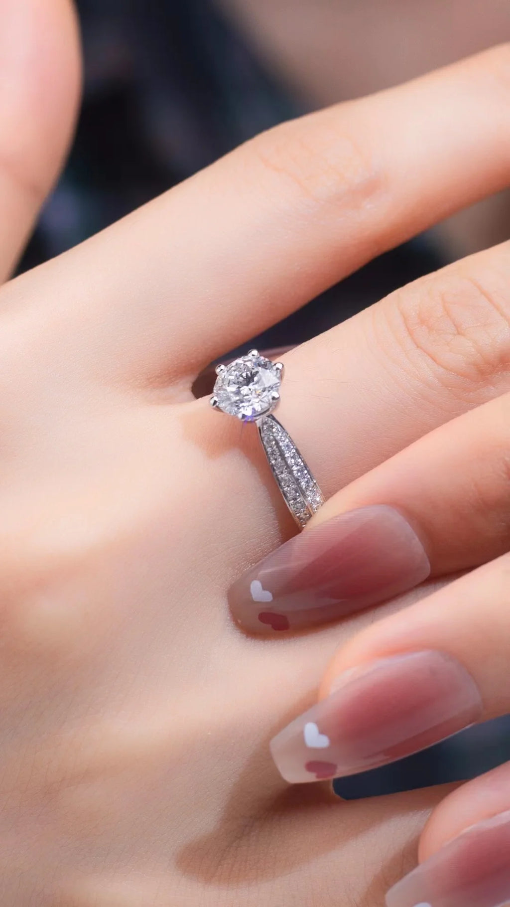 1.5 Carat Moissanite Double Halo Engagement Ring H246130