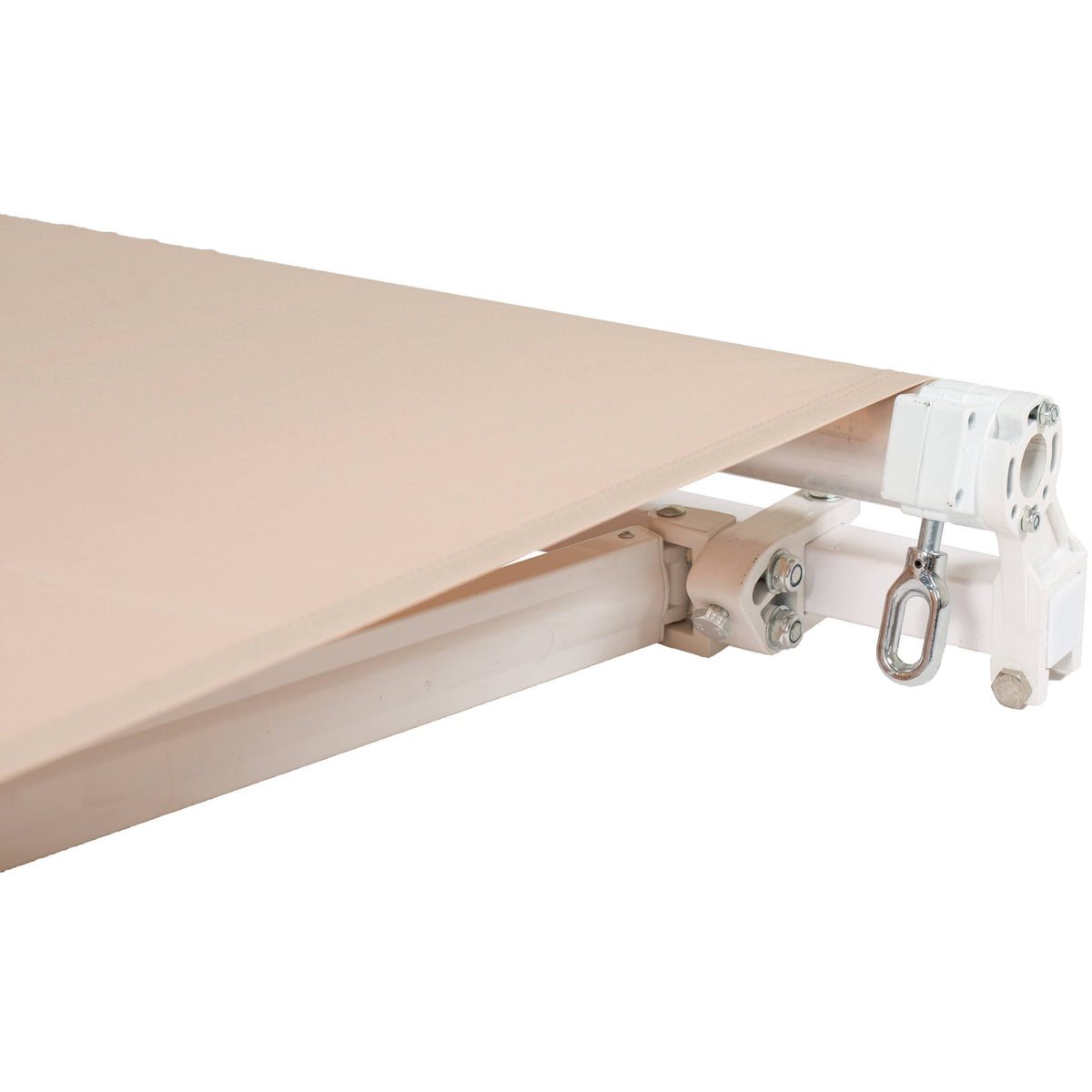 Beige Retractable Aluminum Patio Awning Canopy S662