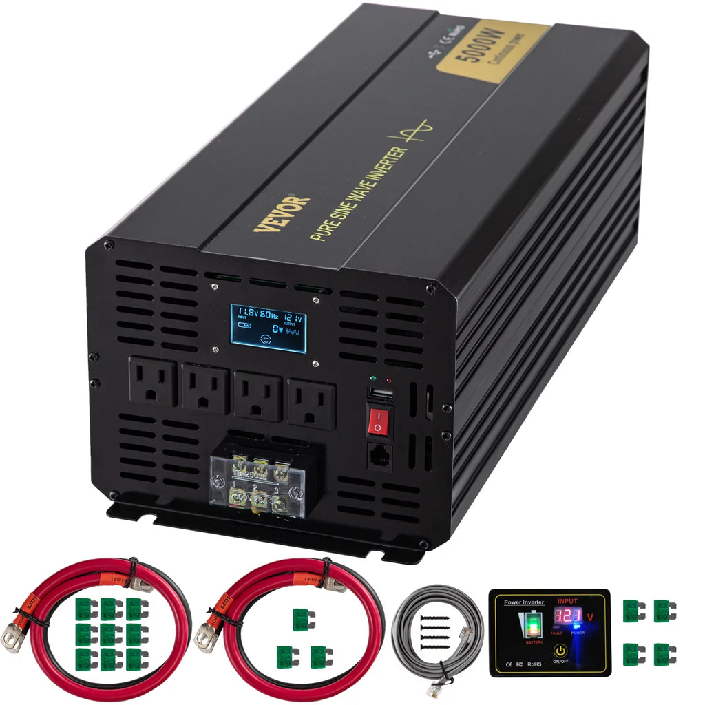 5000 Watt Pure Sine Wave Power Inverter X937592