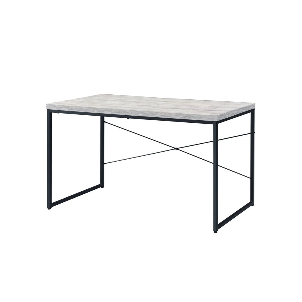 Antique White & Black Desk R521