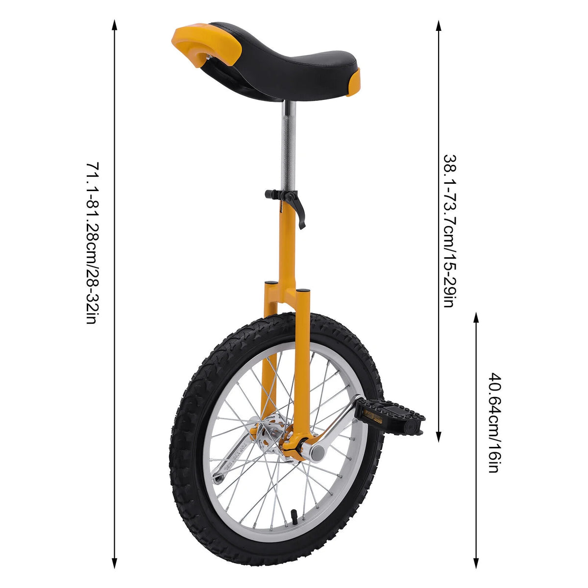 16in Unicycle One Wheel Balance Bicycle V431