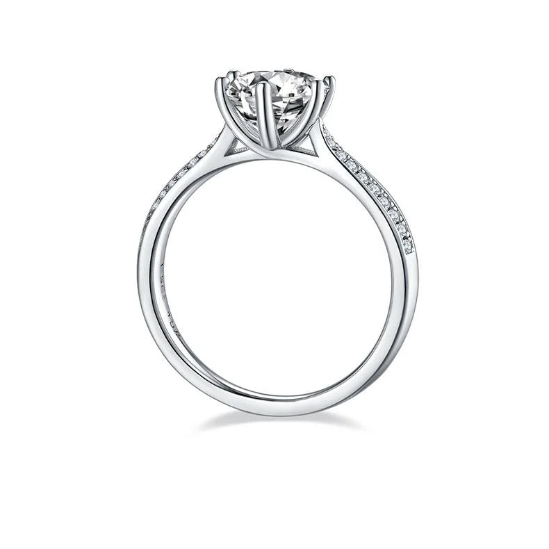 1.5 Carat Moissanite Double Halo Engagement Ring H246130