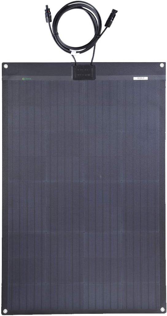 20W 12V Black Flexible Solar Panel W4163