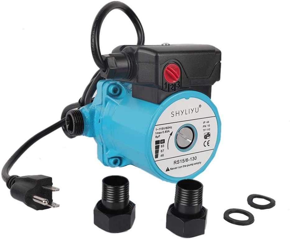3/4 inch 3-Speed Cast Iron Hot Water Circulator Pump W50845