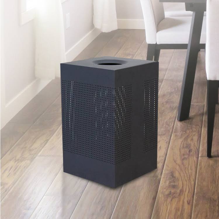 Black 40 Gallon Manual Lift Trash Can Z206773