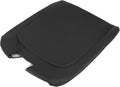 Black Microfiber Leather Center Console Lid Armrest Cover C25202