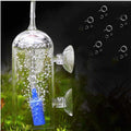 Aquarium Air Oxygen Bubbler Glass Cup with Water Tube W607