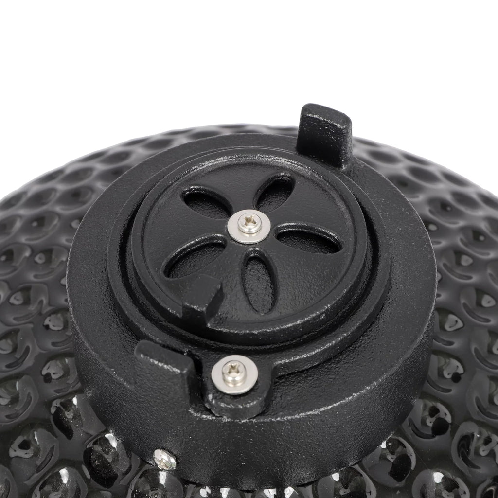 13in Black Ceramic Charcoal BBQ Grill E6285