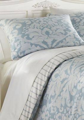 Blue Duvet Cover Set, Full/Queen E626