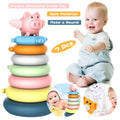 7 Pcs Soft Stacking Rings Toy Y7630
