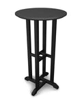 Black Frame Round Bar Table G70608