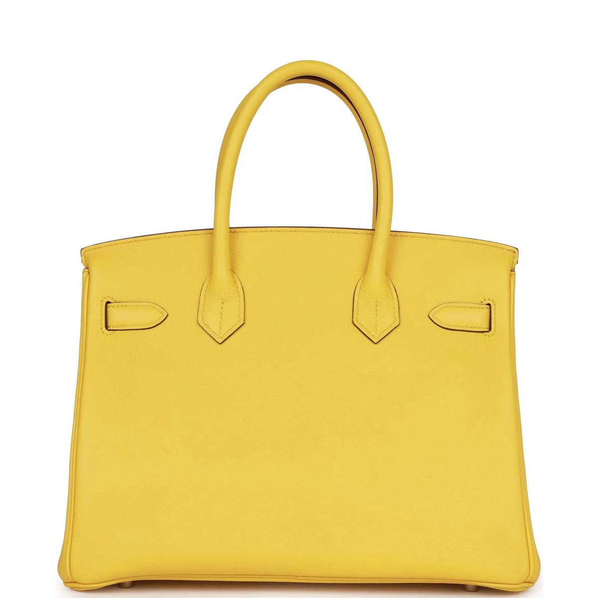 Birkin 30 Jaune de Naples Taurillon Novillo Palladium Hardware L855