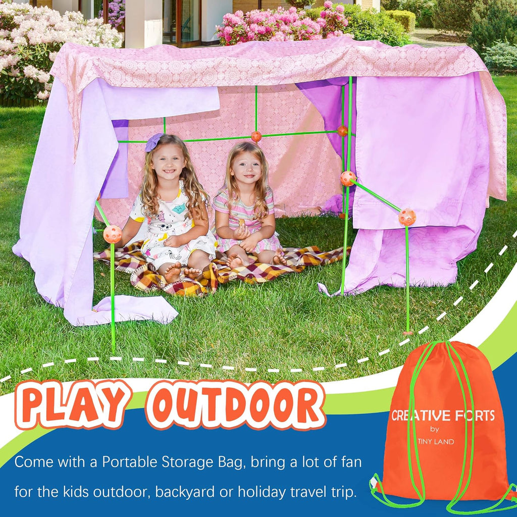 130 Pieces Fort Building Kit STEM Toy T28098