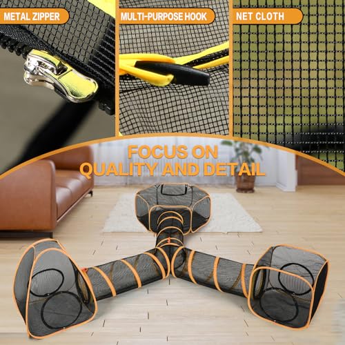 5 in 1 Outdoor Cat Tents with Tunnels L542867