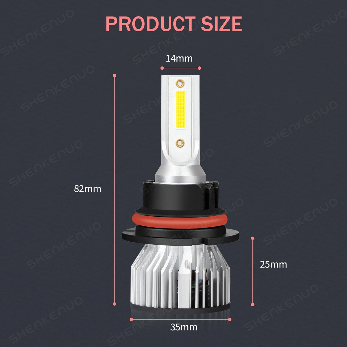 9007+H11 LED Headlight Fog Light Bulbs I13371