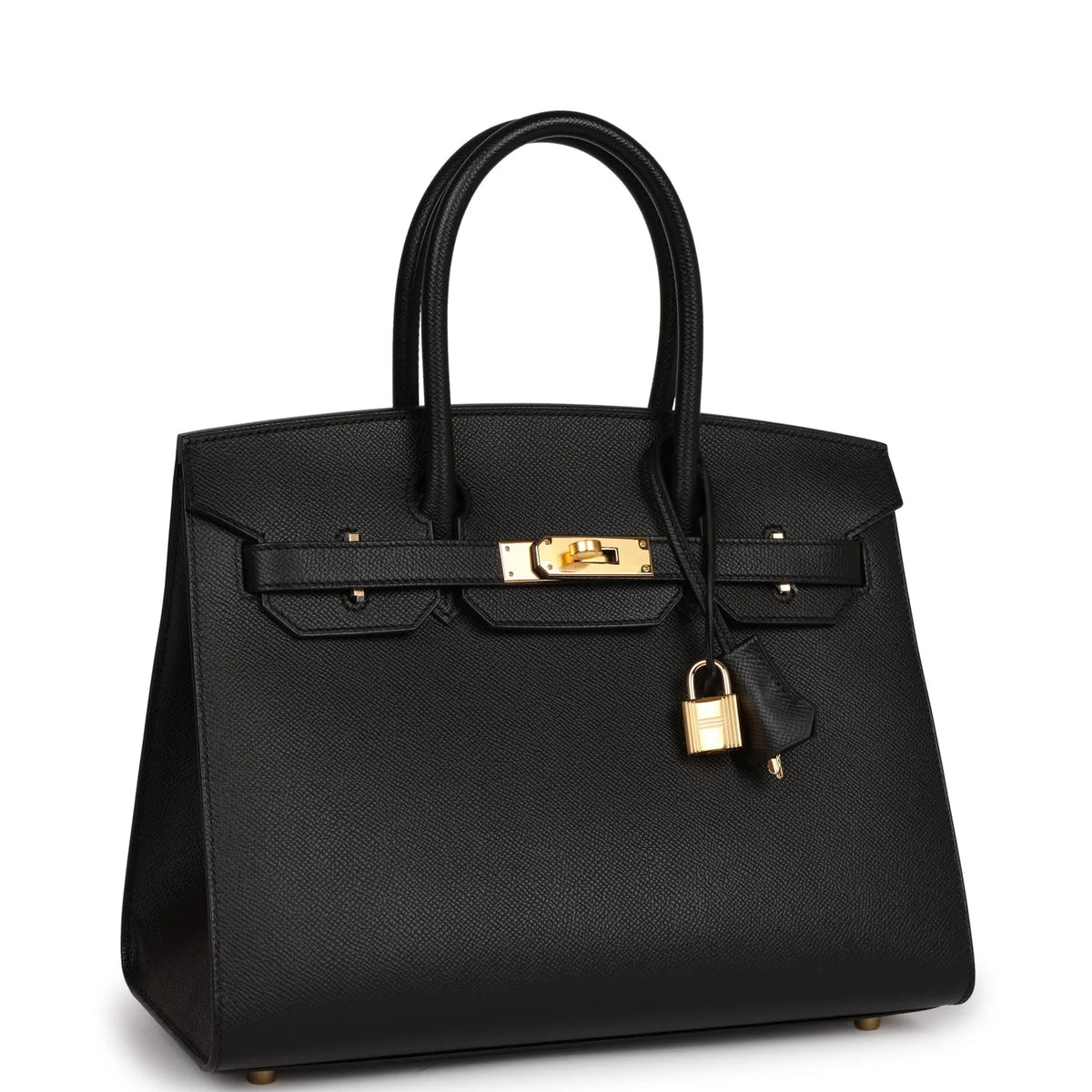 Black Leather Handbag L71299