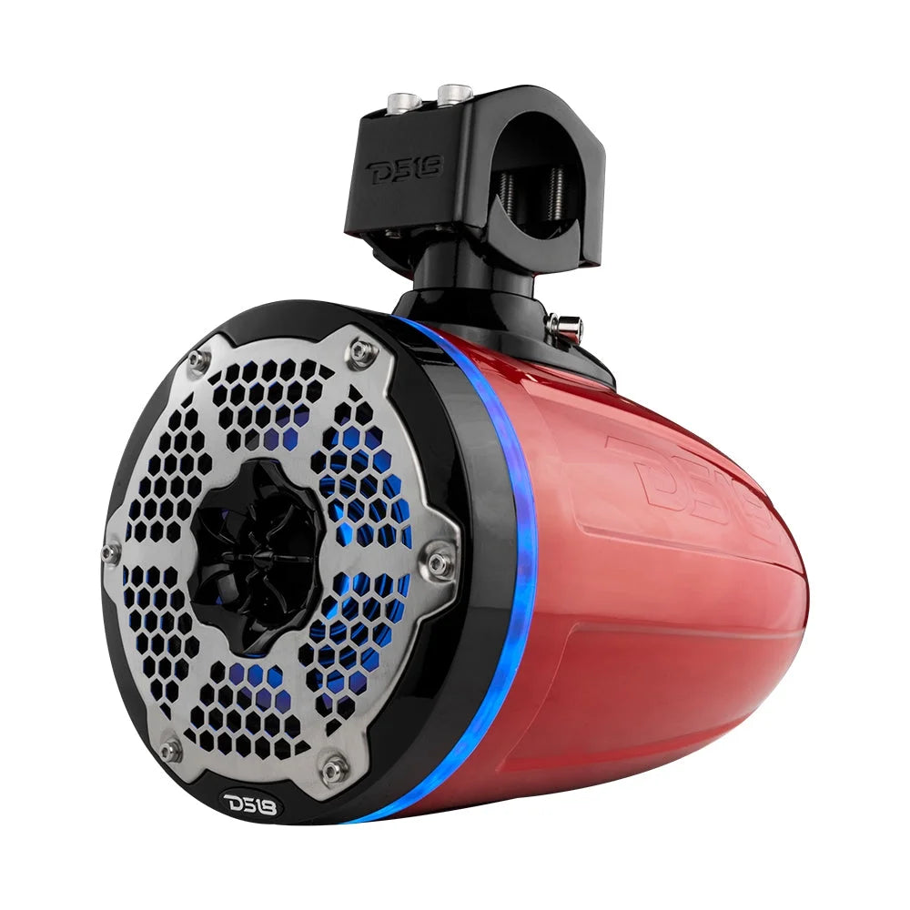 6.5" Neodymium Marine Towers with Passive Radiator, 1" Driver & RGB LED Light, 450 Watts (Pair) P557168