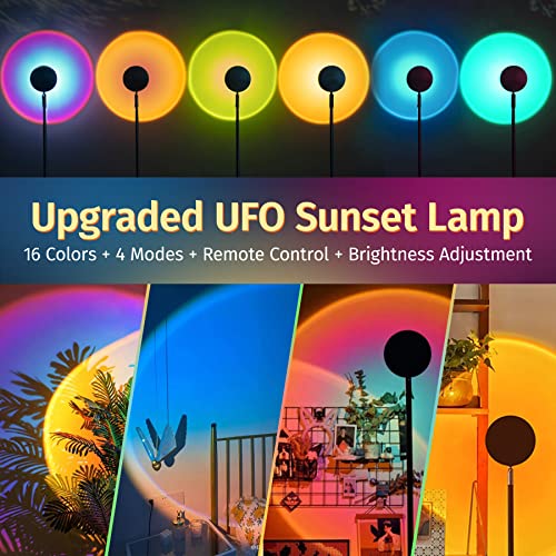 16 Colors 4 Modes Sunset Projection Lamp P557