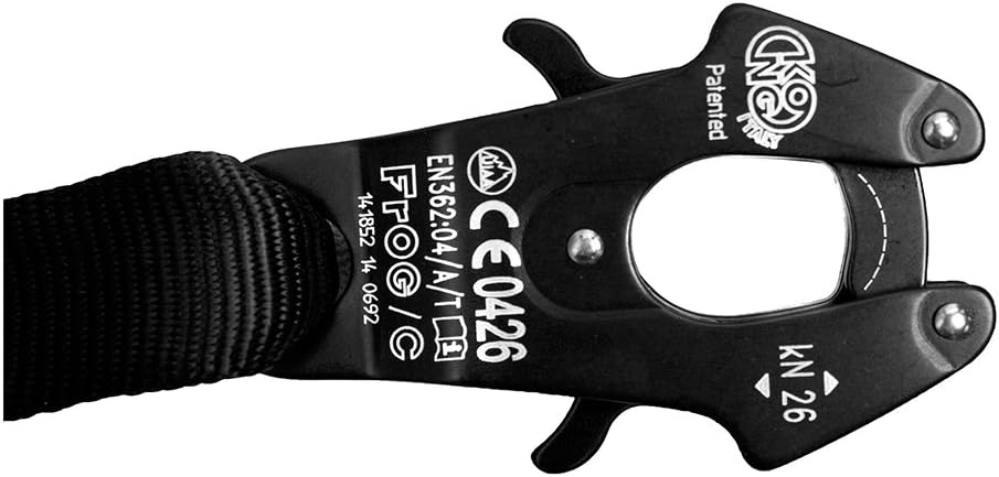 Black 23kN Retention Lanyard with Snap Hook R193