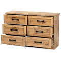 6 Drawer Wood Dresser L2009