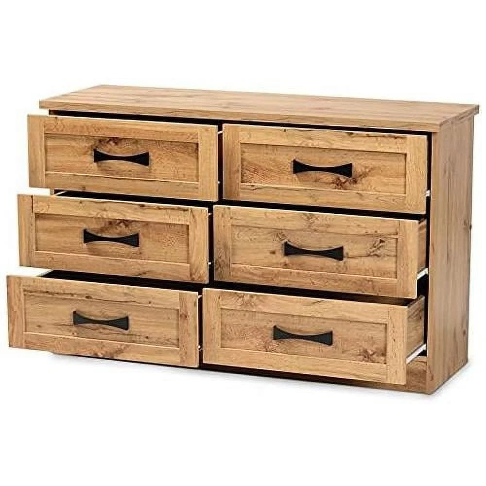 6 Drawer Wood Dresser L2009