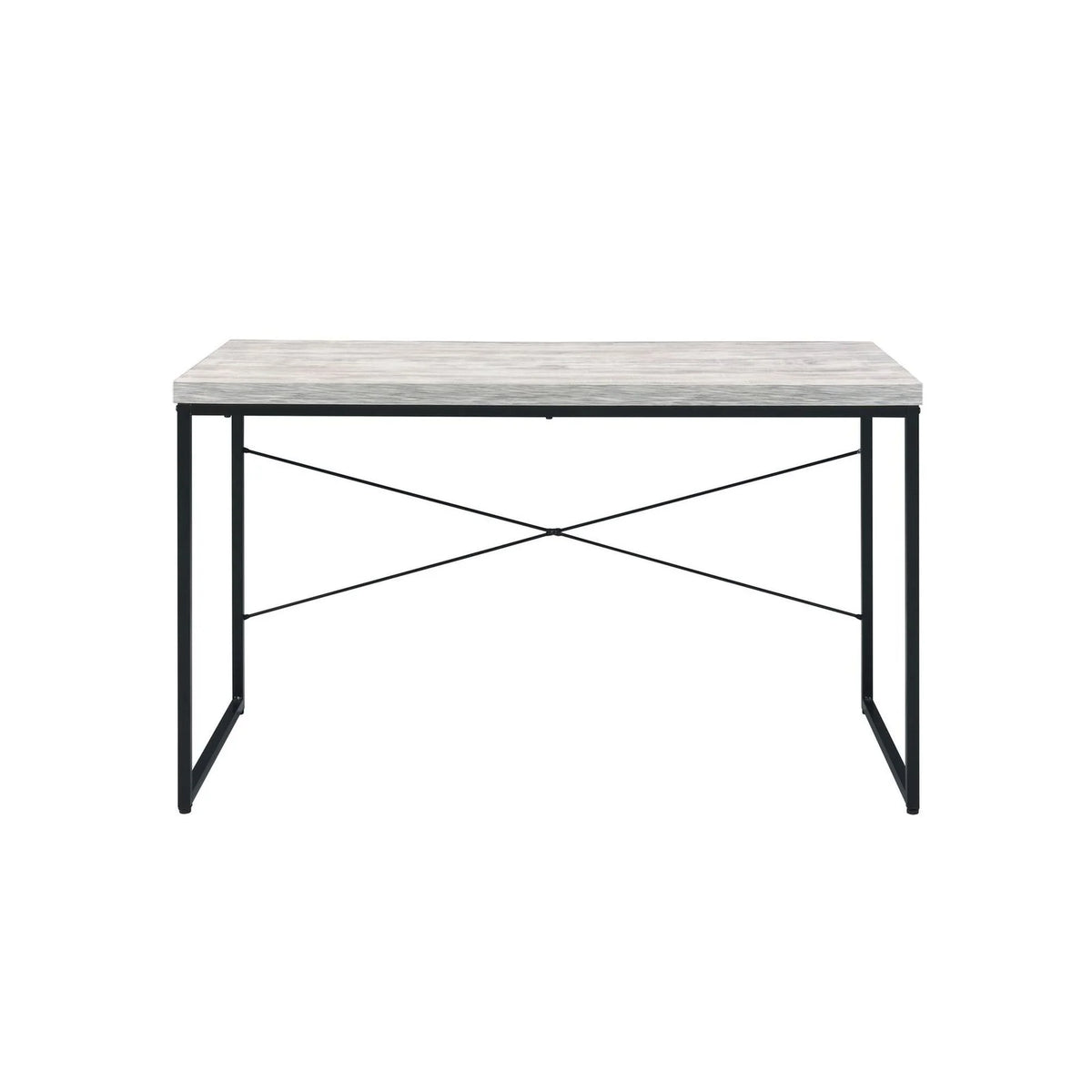 Antique White & Black Desk R521
