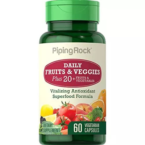 60 Capsulas Suplemento De Frutas Y Verduras U325