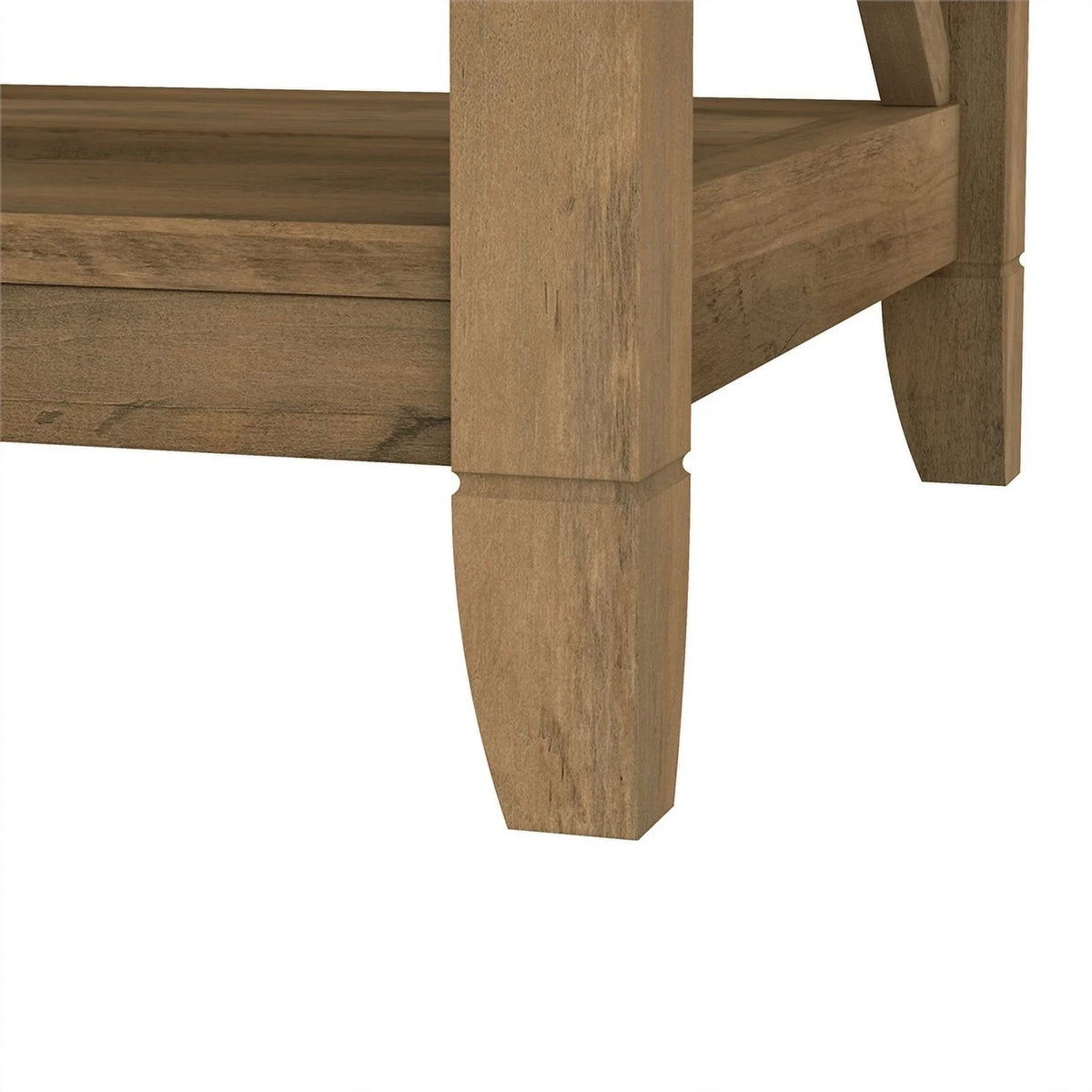 5-Shelf Reclaimed Pine Wood Bookcase J29589