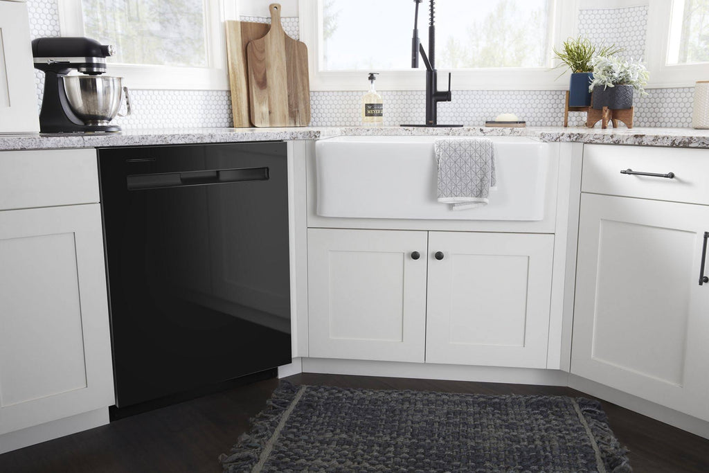 Black Top Control Dishwasher with Third Level Rack F572