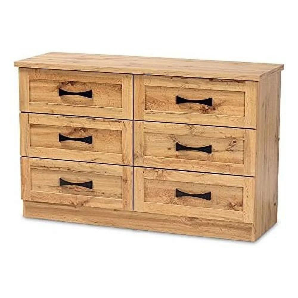 6 Drawer Wood Dresser L2009