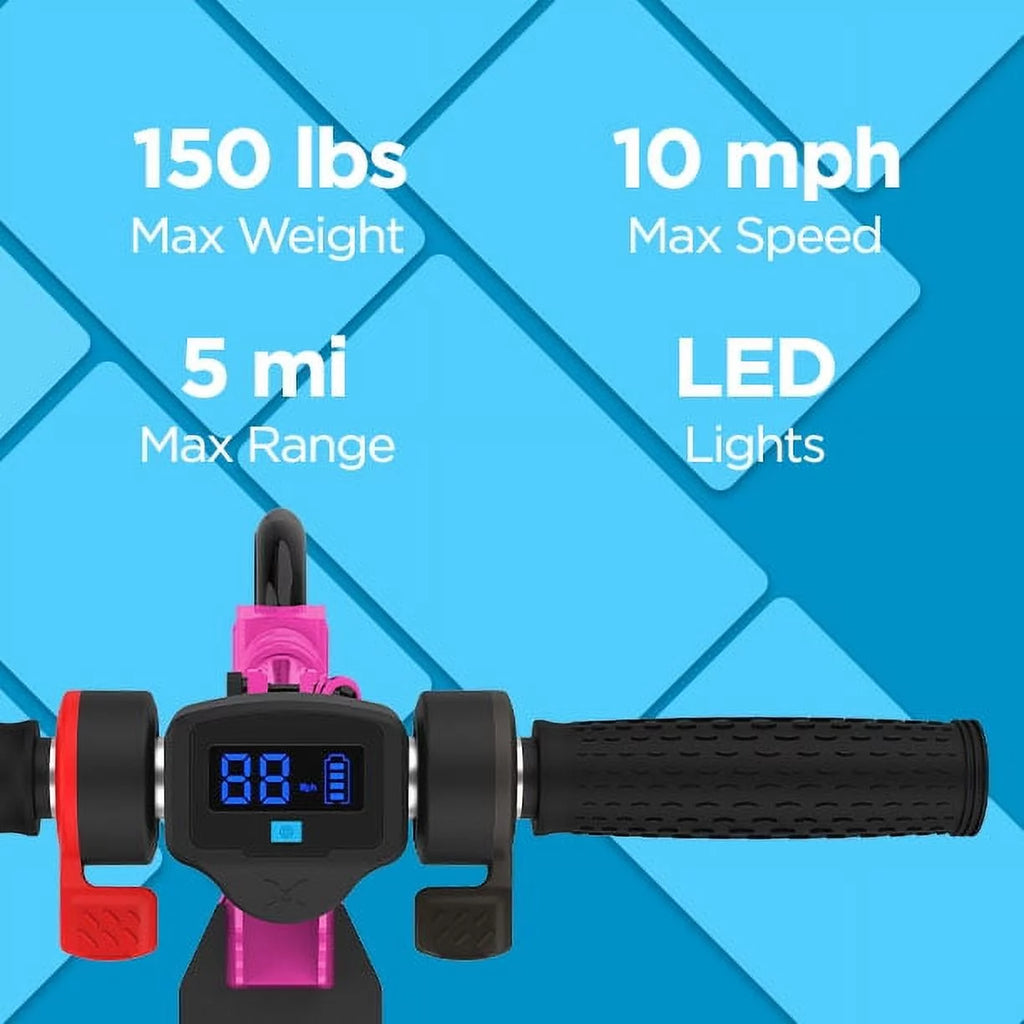 Blue Electric Scooter with LED Headlight X883587