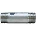 3/4x22 x 3-1/2x22 Seamless Pipe Nipple, Schedule 80, 316 Stainless Steel H350637