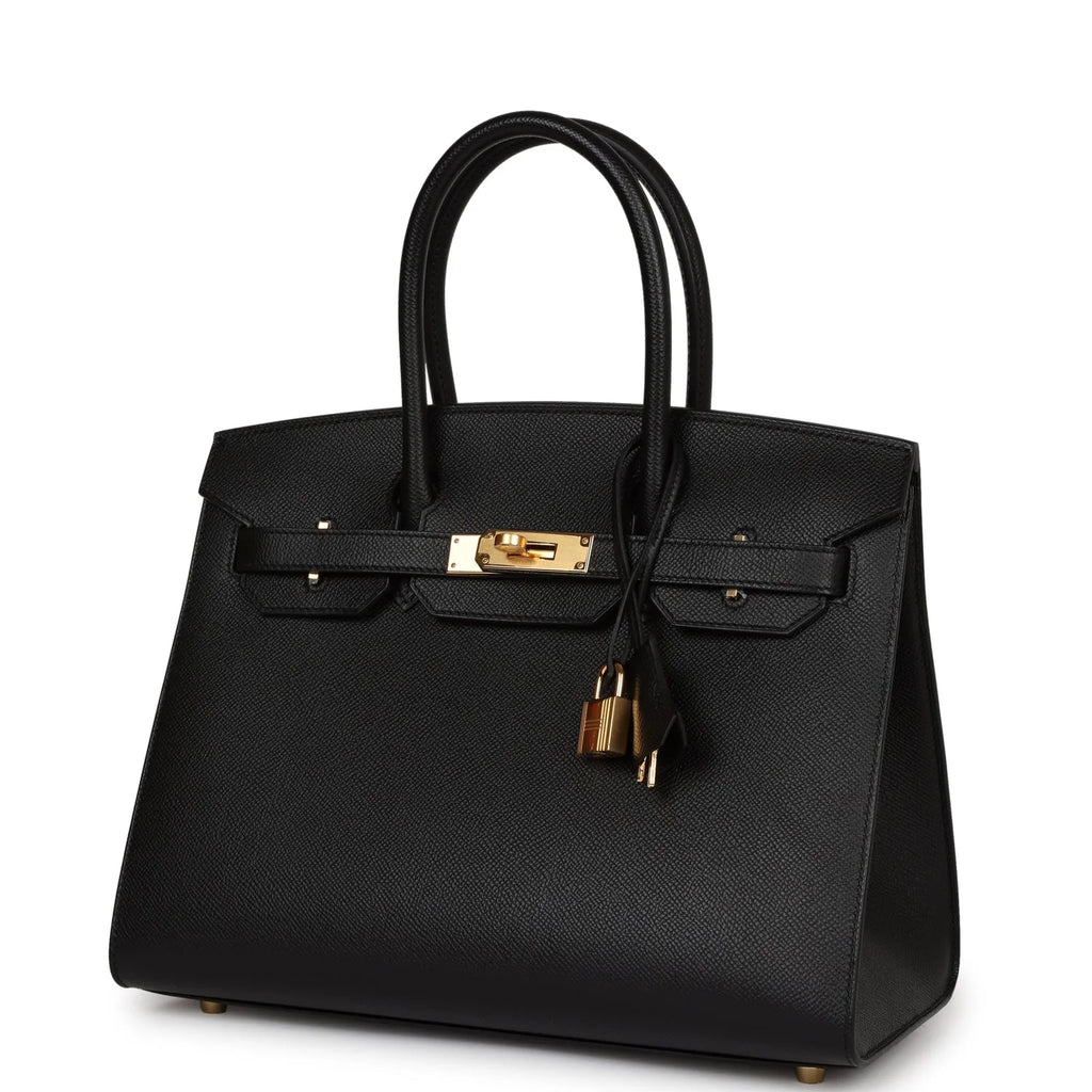 Black Leather Handbag L71299