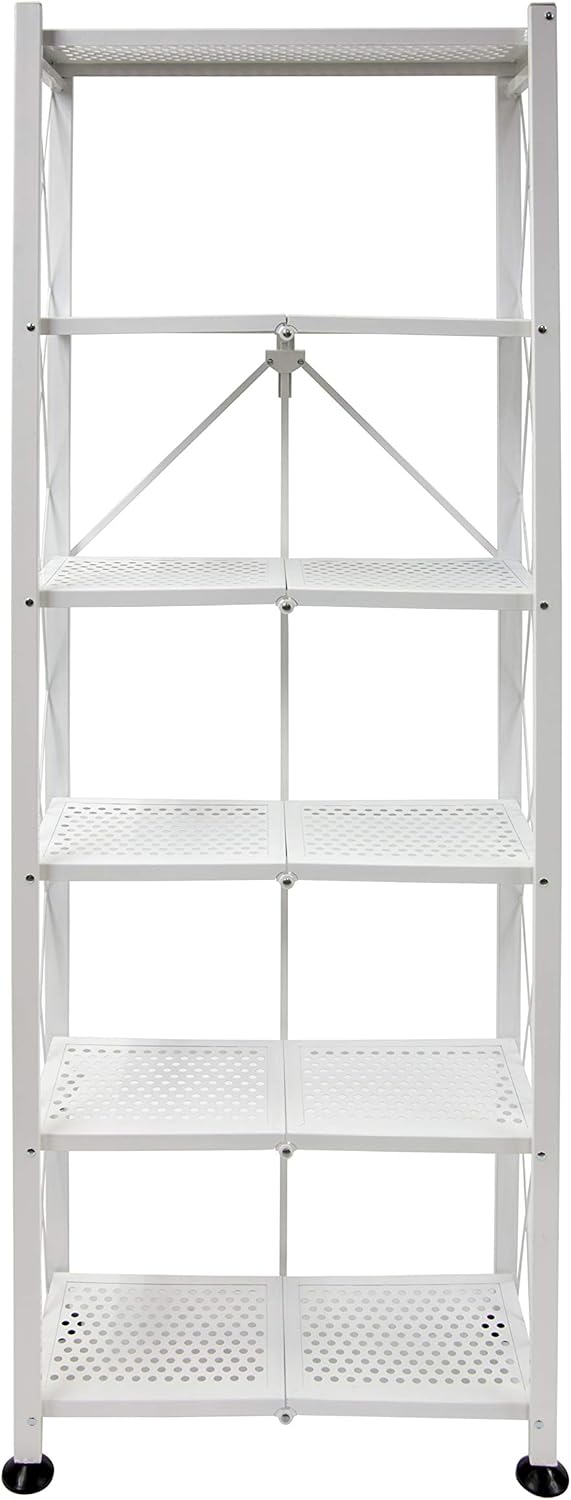 Black 6-Shelf Tall Bookcase I988