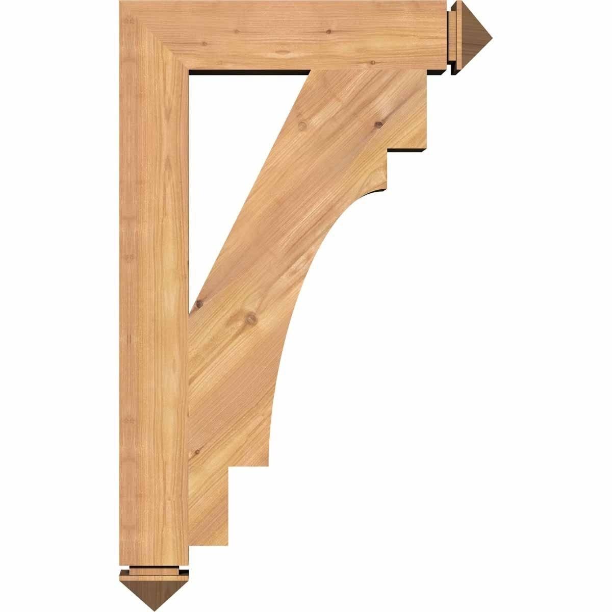 5 1/2x22W x 38x22D x 38x22H Western Red Cedar Bracket V227652