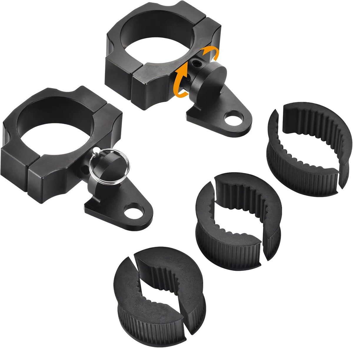 2PCS Quick-Release UTV Flag Pole Mounting Bracket for 1-2in Roll Bar B4312